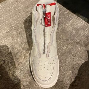 Nike Anna Wintour x Air Jordan 1 Retro High Zip AWOK “Sail”. Size 8. NEW IN BOX.